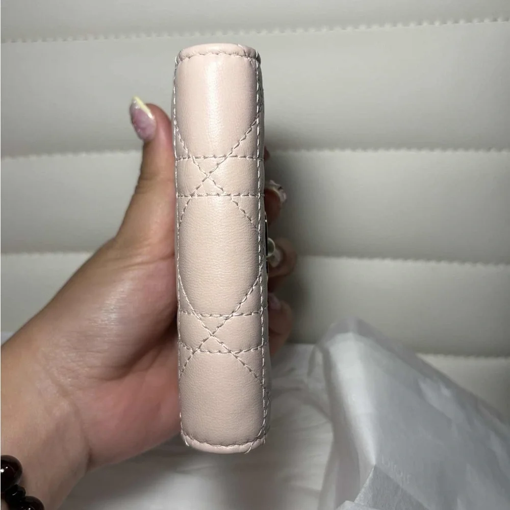 Dior Nude Quilted Leather Wallet